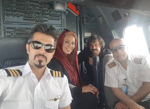 نسرین مقانلو کابین خلبان