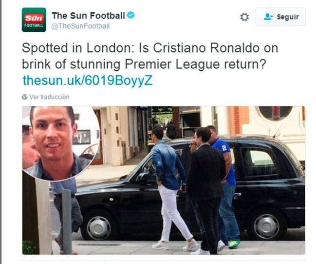 سفر مشکوک کریس رونالدو به لندن/ عکس