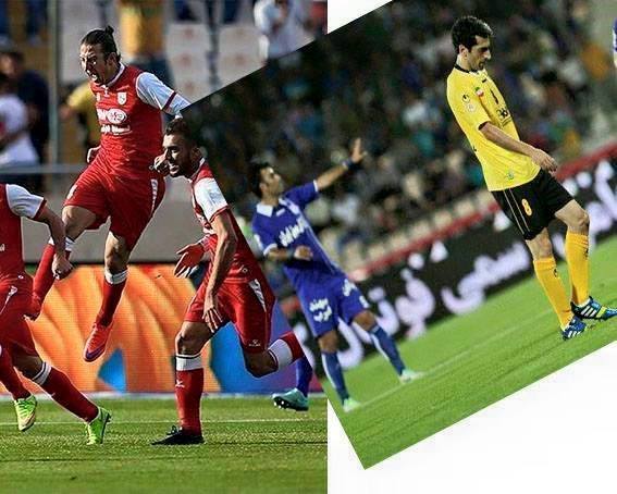 مقایسه واکنش تیموریان و جباری پس از گل خوردن استقلال + عکس