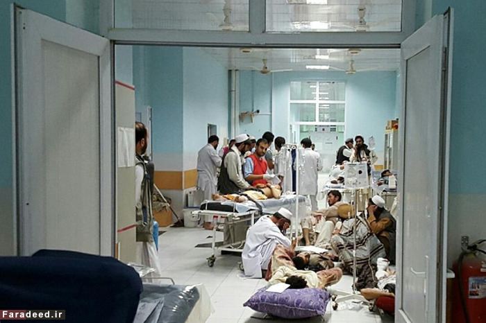 (تصاویر) حمله هوایی امریکا به بیمارستان قندوز