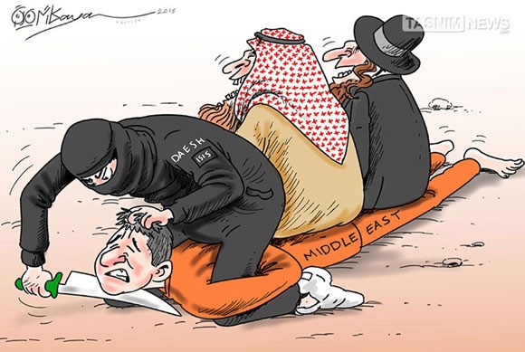 حال و روز خاورمیانه!/كاريكاتور