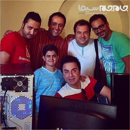 «عموپورنگ» در جشن تولد«امیرمحمد»+عکس
