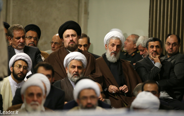 احمدی نژاد، سید حسن خمینی و جهانگیری در یک قاب/ عکس