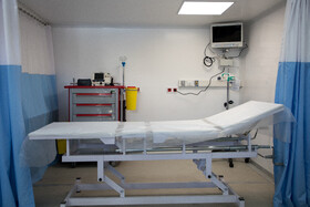 بخش مراقبت‌های ویژه بزرگترین بیمارستان سیار کشور