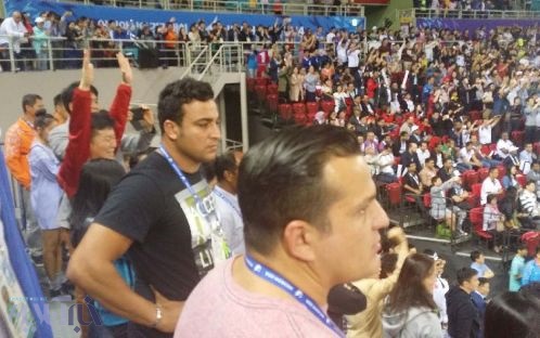 ناراحتی احسان حدادی از باخت تیم ملی بسکتبال /عکس