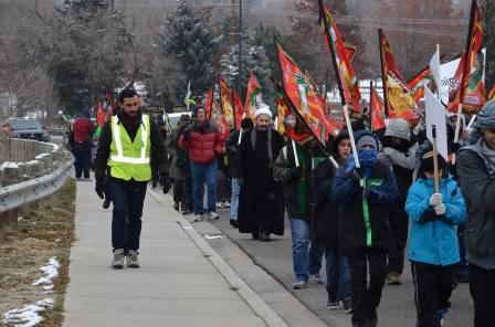 پیاده‌روی اربعین در امریکا + عکس