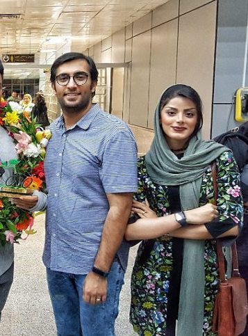 نوید عبداللهی و همسرش شادان