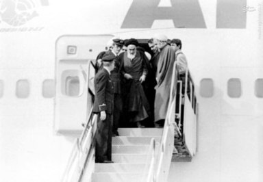  12 بهمن 57، لحظات اولیه ورود امام خمینی به ایران