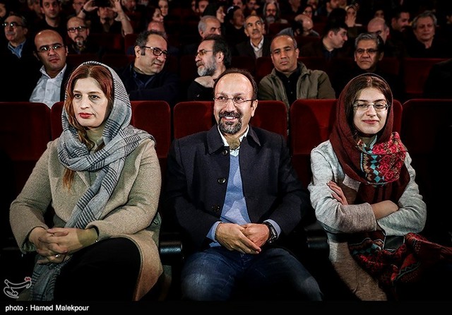 دختر و همسر اصغر فرهادی در مراسم 