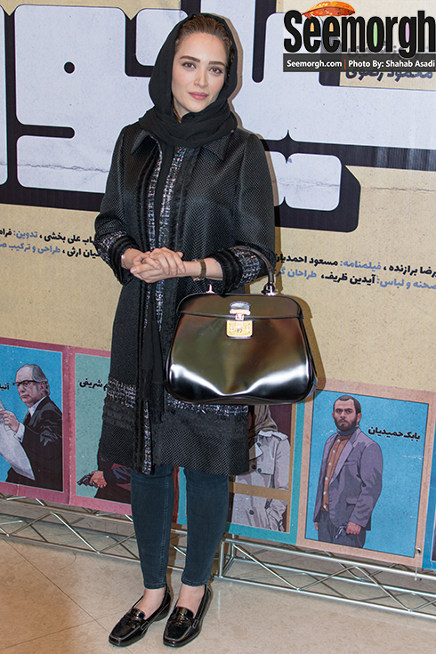 بهنوش طباطبایی در اکران فیلم سیانور در ایوان شمس