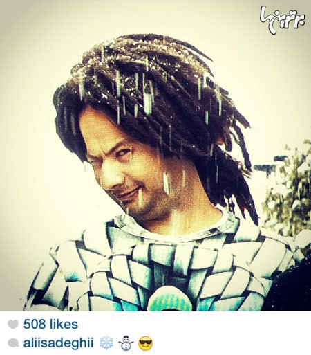 تیپ جدید بازیگر طنز/عکس