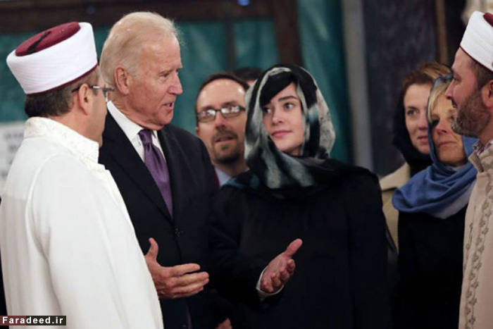 تصاویر/ جو بایدن و همسرش در مسجد