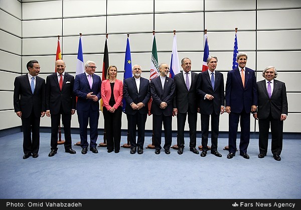دکتر ظریف به همراه دیگر وزرای خارجی در وین/تصاویر