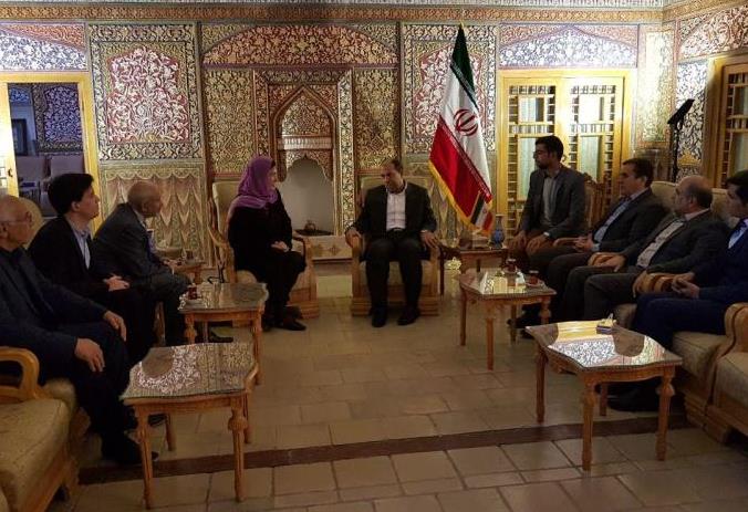 رئیس اتحادیه جهانی سه گانه: از حضور در ايران خوشحالم/ زن و مرد در ايران کنار هم رقابت مي‌كنند