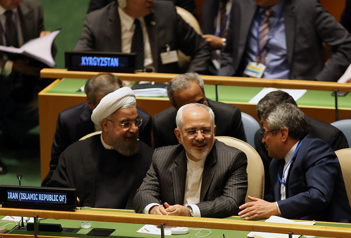 (تصاویر) روحانی در مقر سازمان ملل