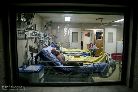 عکس: مصدومان چهارشنبه سوری در تهران