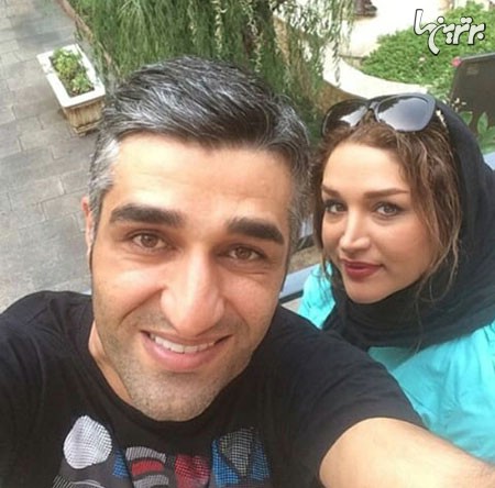 سلفی پژمان جمشیدی و خواهرش/ عکس