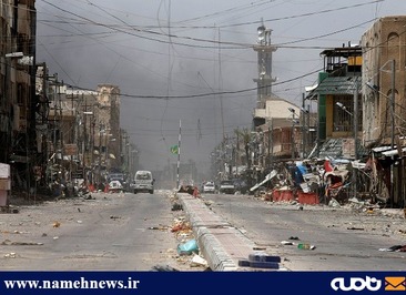 نمایی از خیابان های فلوجه
