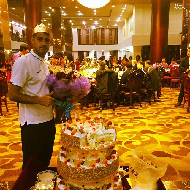 جشن باشكوه باشگاه چینی برای پورعلی‌گنجی/عکس