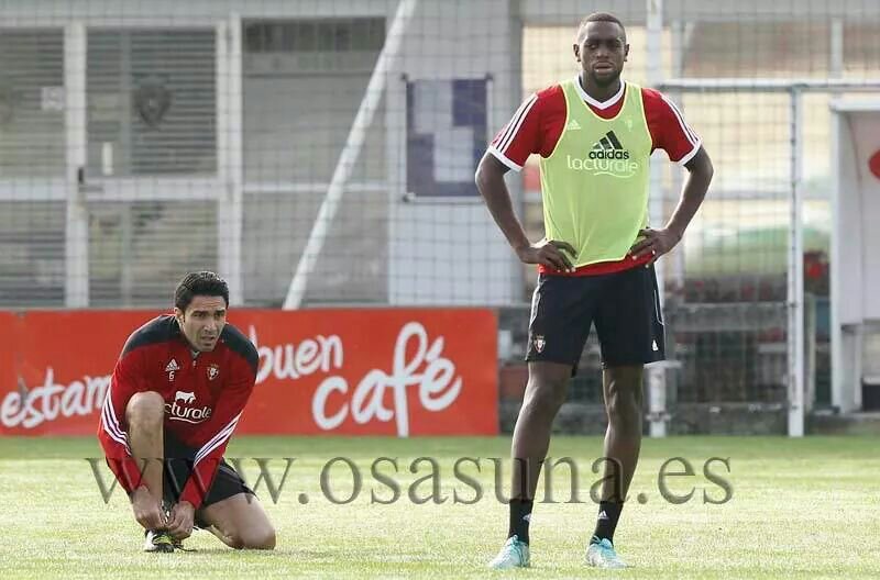 حضور نکونام در تمرينات اوساسونا (عکس)