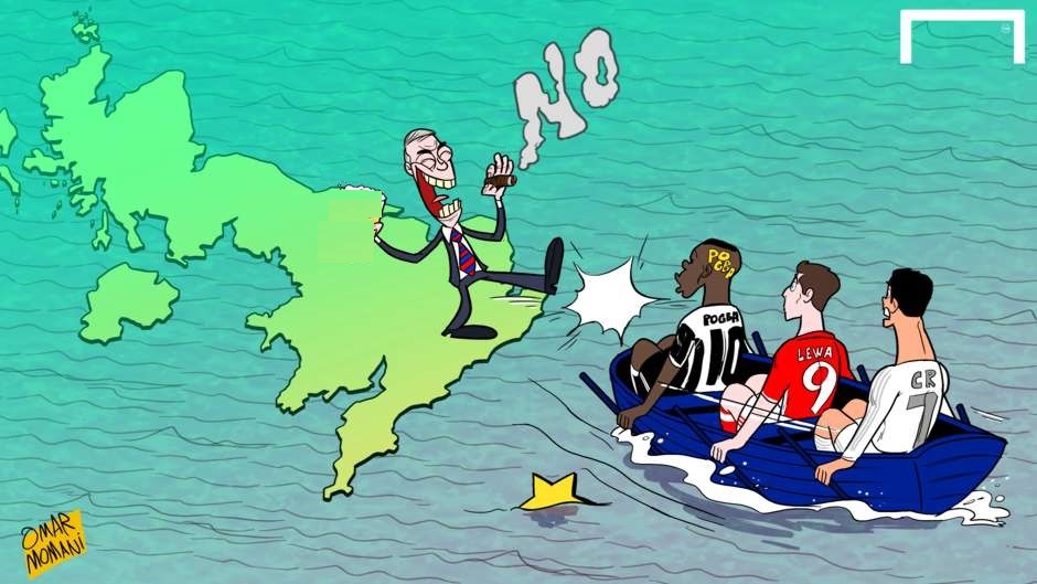 همه‌پرسی انگلیس کار دست ستاره‌ها داد!/ کاریکاتور