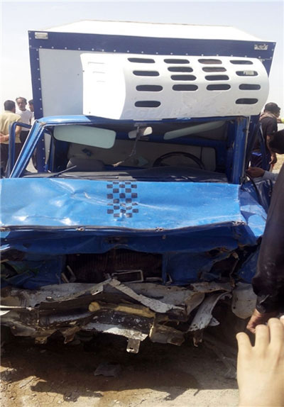 تصادف خونین در جاده آبادان/عکس