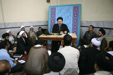 سیدحسن خمینی سر کلاس درس