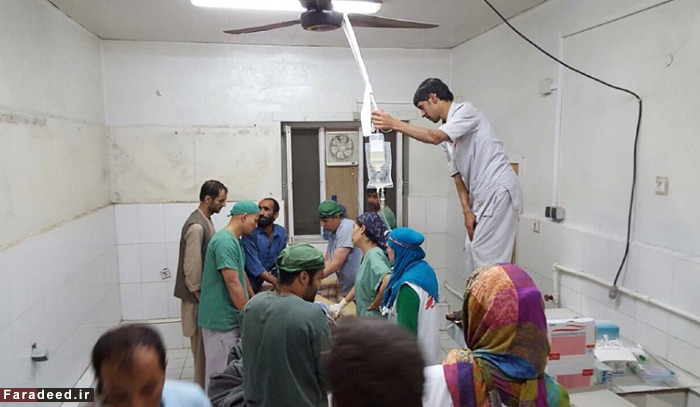 (تصاویر) حمله هوایی امریکا به بیمارستان قندوز