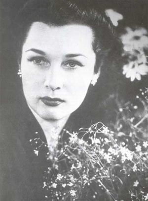 پرتره فوزیه در جوانی