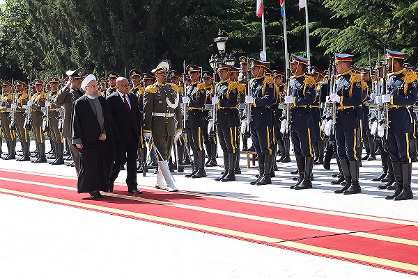استقبال رسمی روحانی از رییس جمهوری آفریقای جنوبی/ عکس