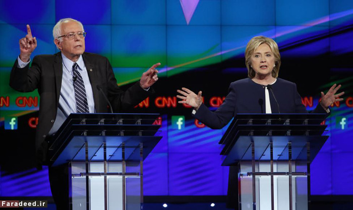 (تصاویر) هیلاری کلینتون در اولین مناظره