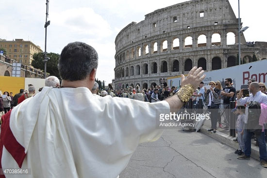 تصاویری از 2768 ساله شدن شهر رم ایتالیا
