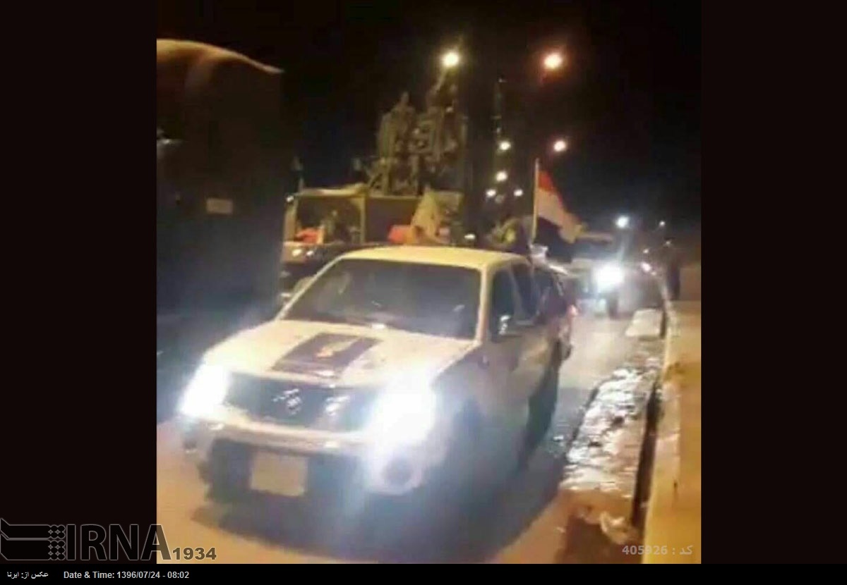 حرکت نیروهای عراقی به سمت کرکوک/عکس