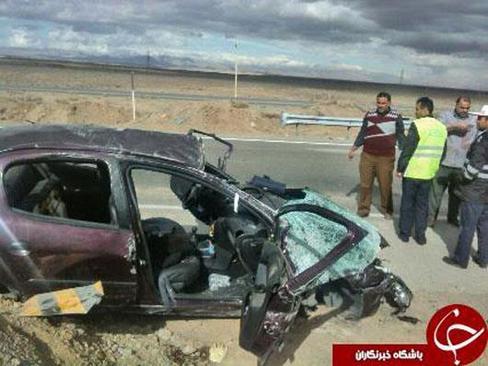 مرگ خبرنگار صدا و سیما در تصادف/ عکس