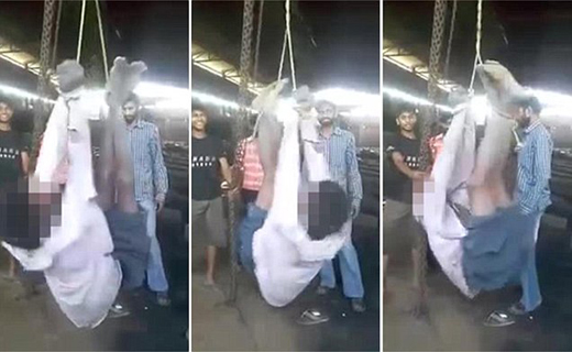 مرگ دلخراش کارگر مهاجر در هند+ تصاویر