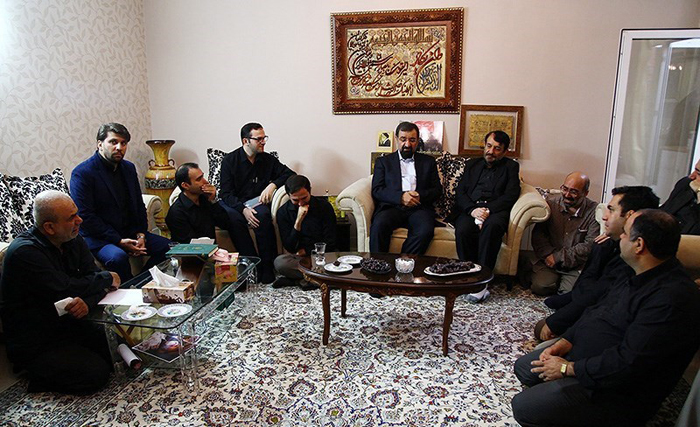 (تصاویر) گریه رضایی در سوگ سردار همدانی