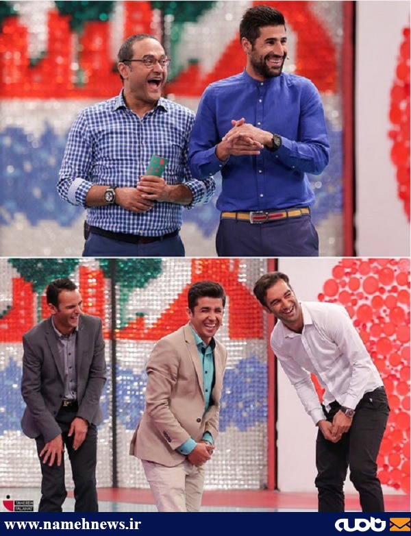 قدیمی های استقلال در خندوانه/ عکس