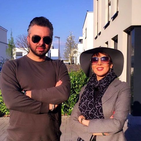 لیلا بلوکات در کنار محمد یوسفی