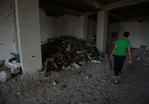 نظامی ارتش جمهوری عربی سوریه در محله جوبار دمشق