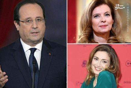 رابطه همزمان اولاند با سه زن+عکس