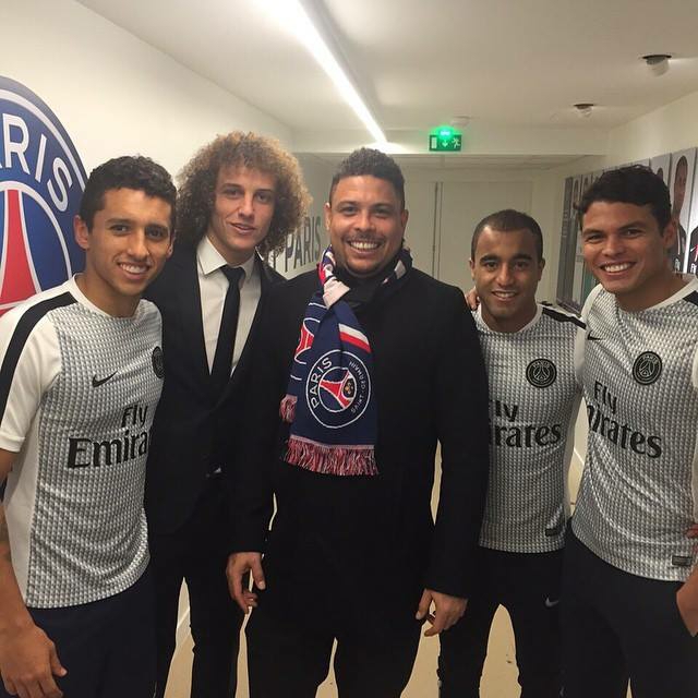 تيم رويايي برزيلي ها در پاريس/ عکس