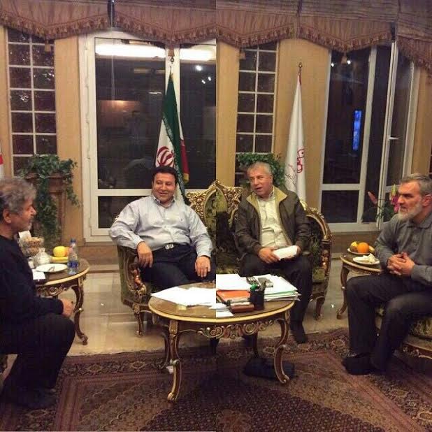 ابهام در جلسه 4 نفره مسئولان سابق برای خرید پرسپولیس/ نفر پنجم سانسور شده است؟! + عکس