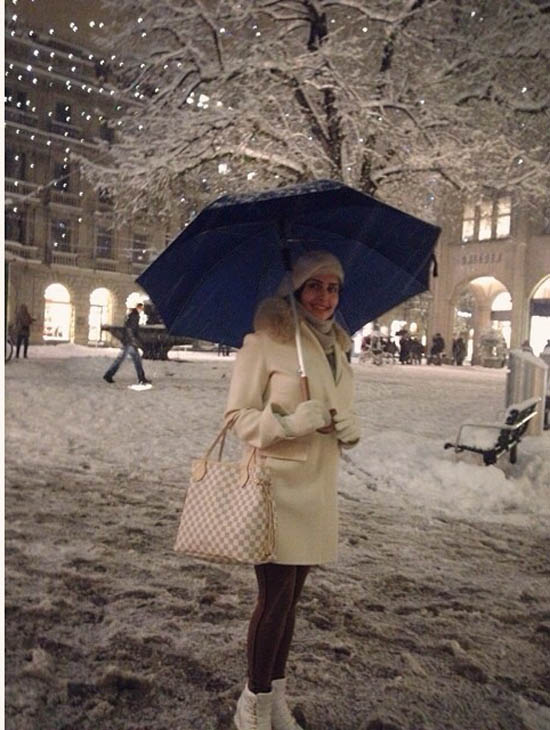 تصویری از الناز شاکردوست در سوئیس+ عکس