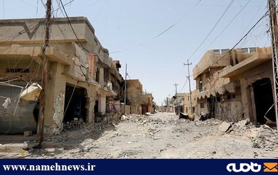 ویرانی ساختمان ها در فلوجه