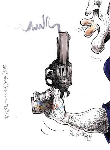 منصوریان در آزادی چه کرد!/کاریکاتور