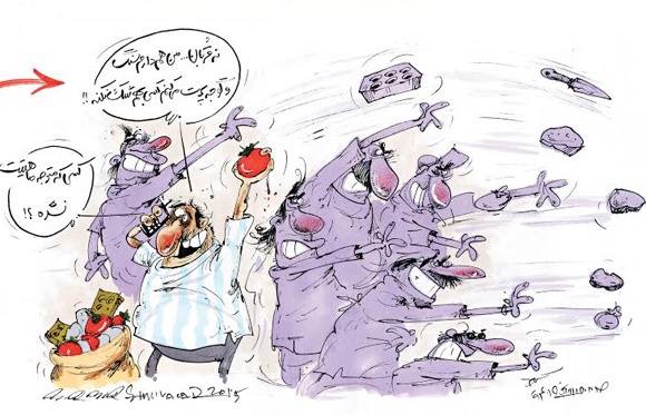 بازرسی نامحسوس!/کاریکاتور