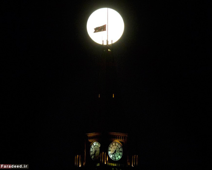 (تصاویر) ماه‌گرفتگی منحصر به فرد