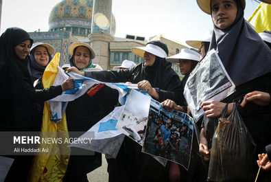 اجتماع دانش‌آموزان درحمایت از کودکان غزه